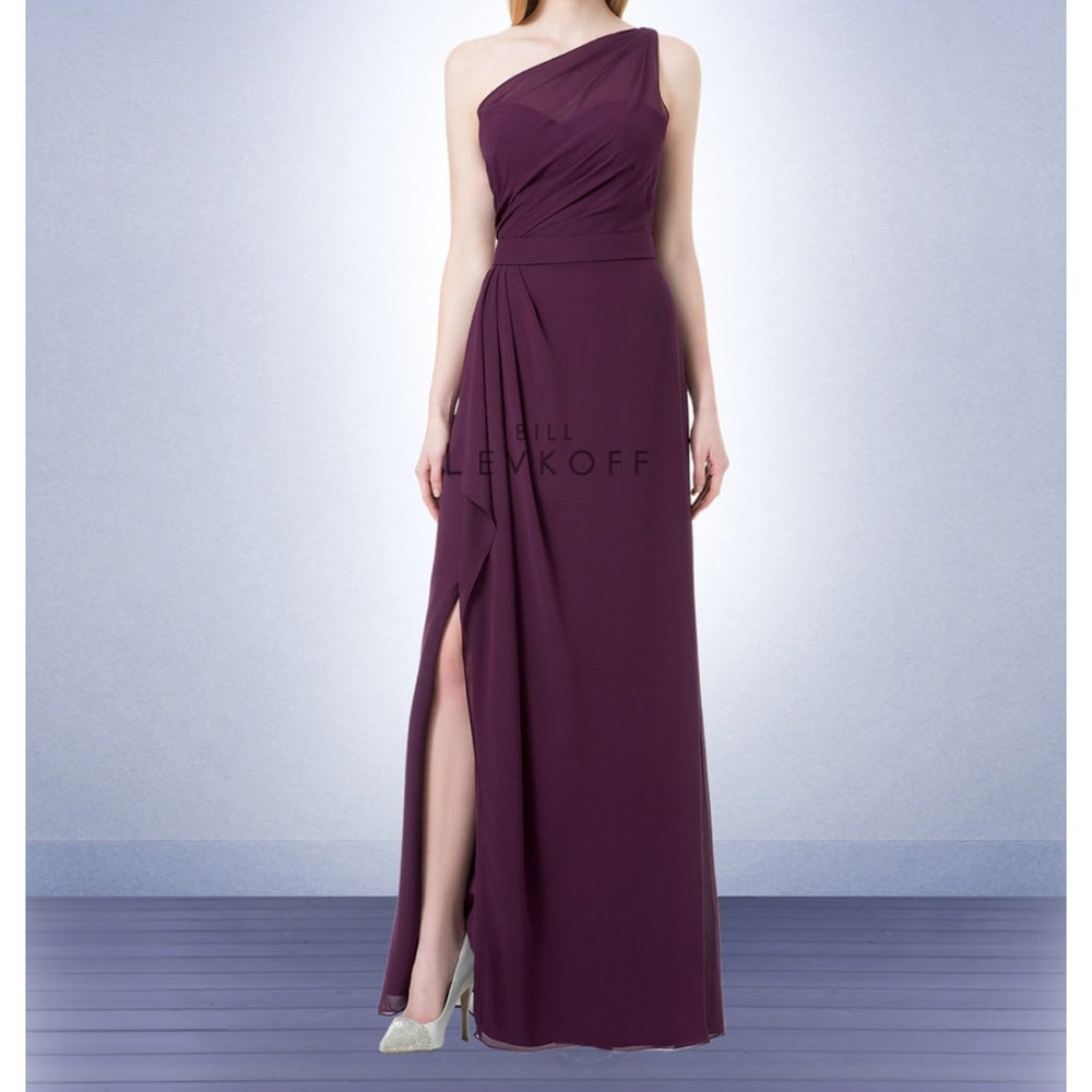 Nude One Shoulder Formal Dress *color just for show*